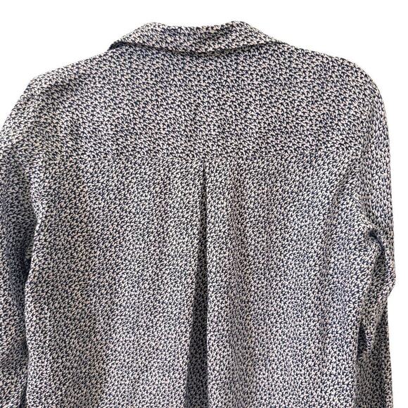 Grayson The Hero Shirt 100% Linen Bird Print Button Up Shirt 2 Size Small - Picture 8 of 11